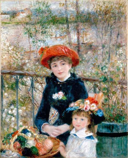 Pierre Auguste Renoir On the Terrasse Spain oil painting art